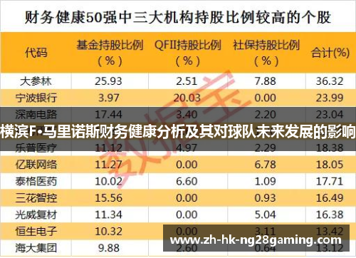 横滨F·马里诺斯财务健康分析及其对球队未来发展的影响